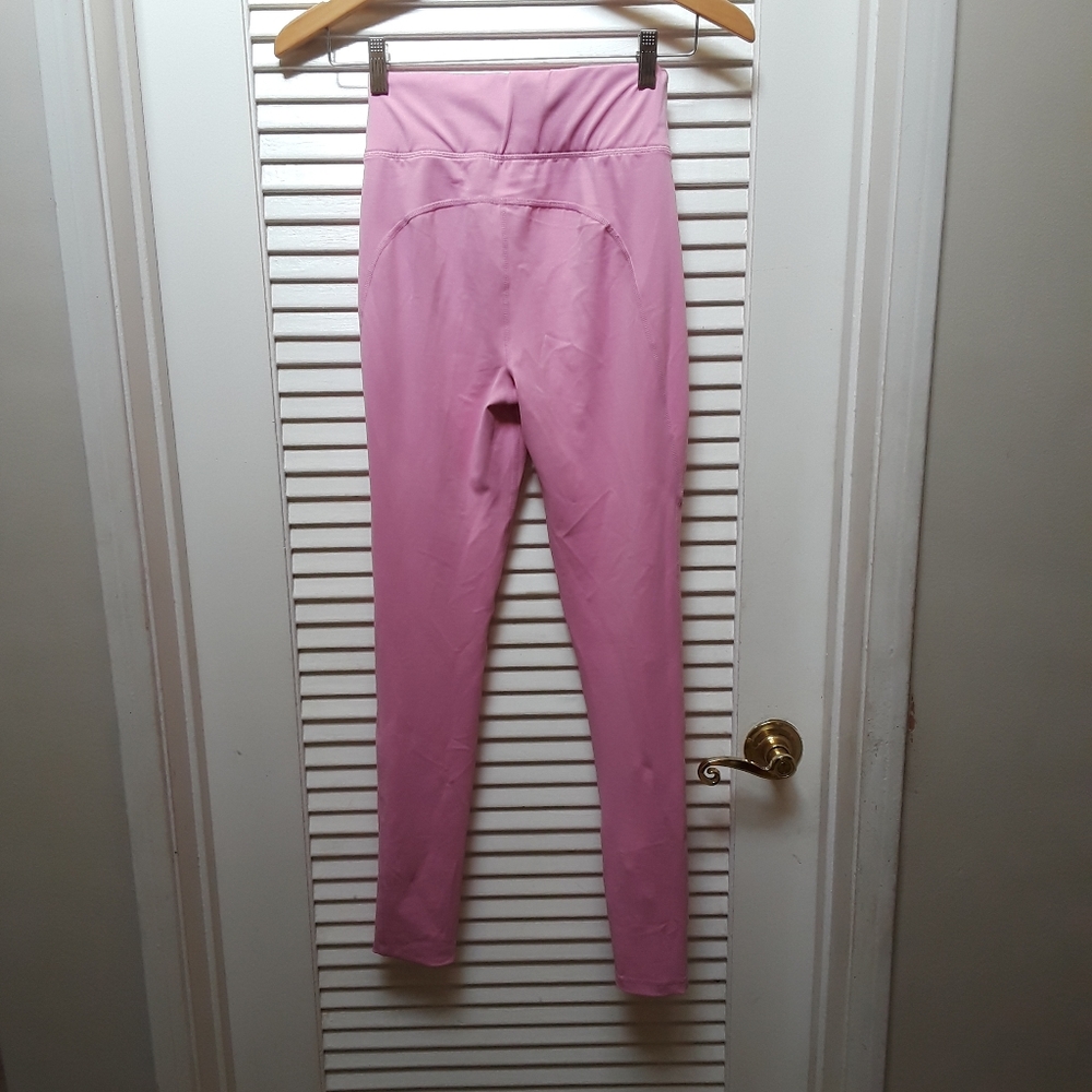 Carbon 38 Women's Size Small High-waisted light pink leggings